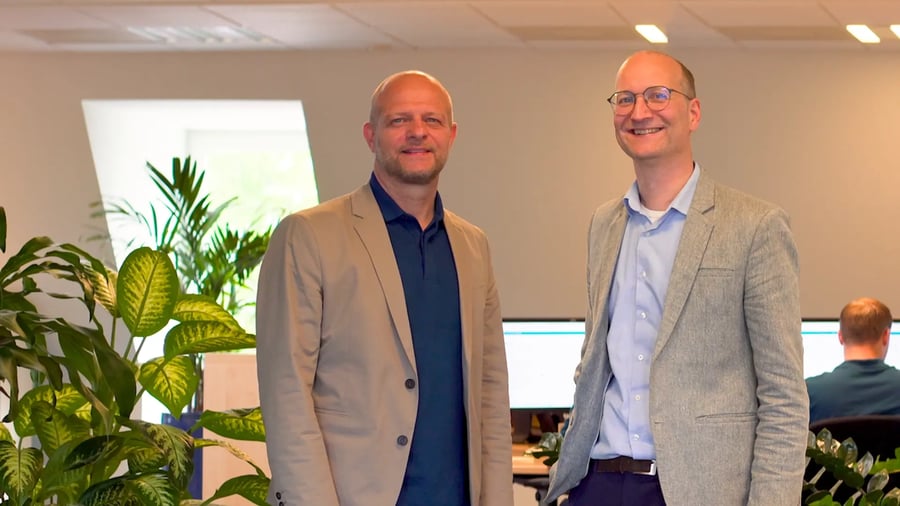 Maurice Lander van het Sparrer Instituut en Gijs van der Voet van Van der Voet Finance