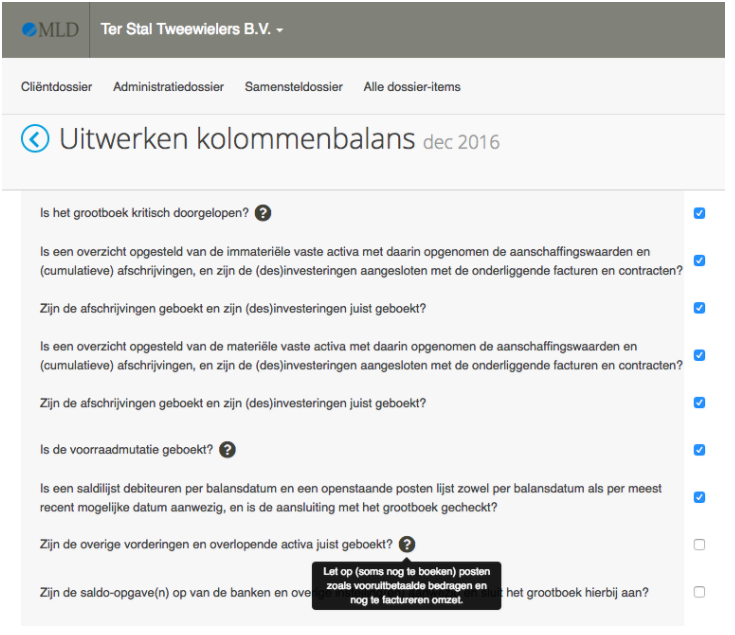 Knipsel administratiedossier