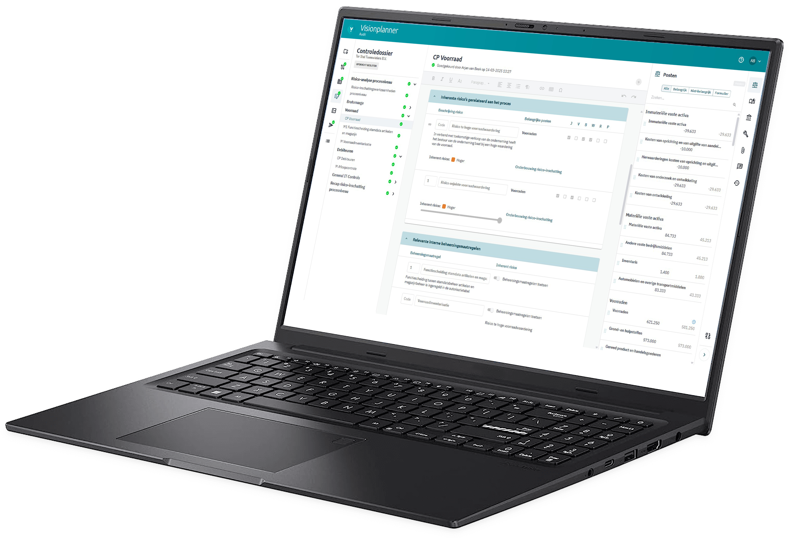 Screens voor website (Audit)