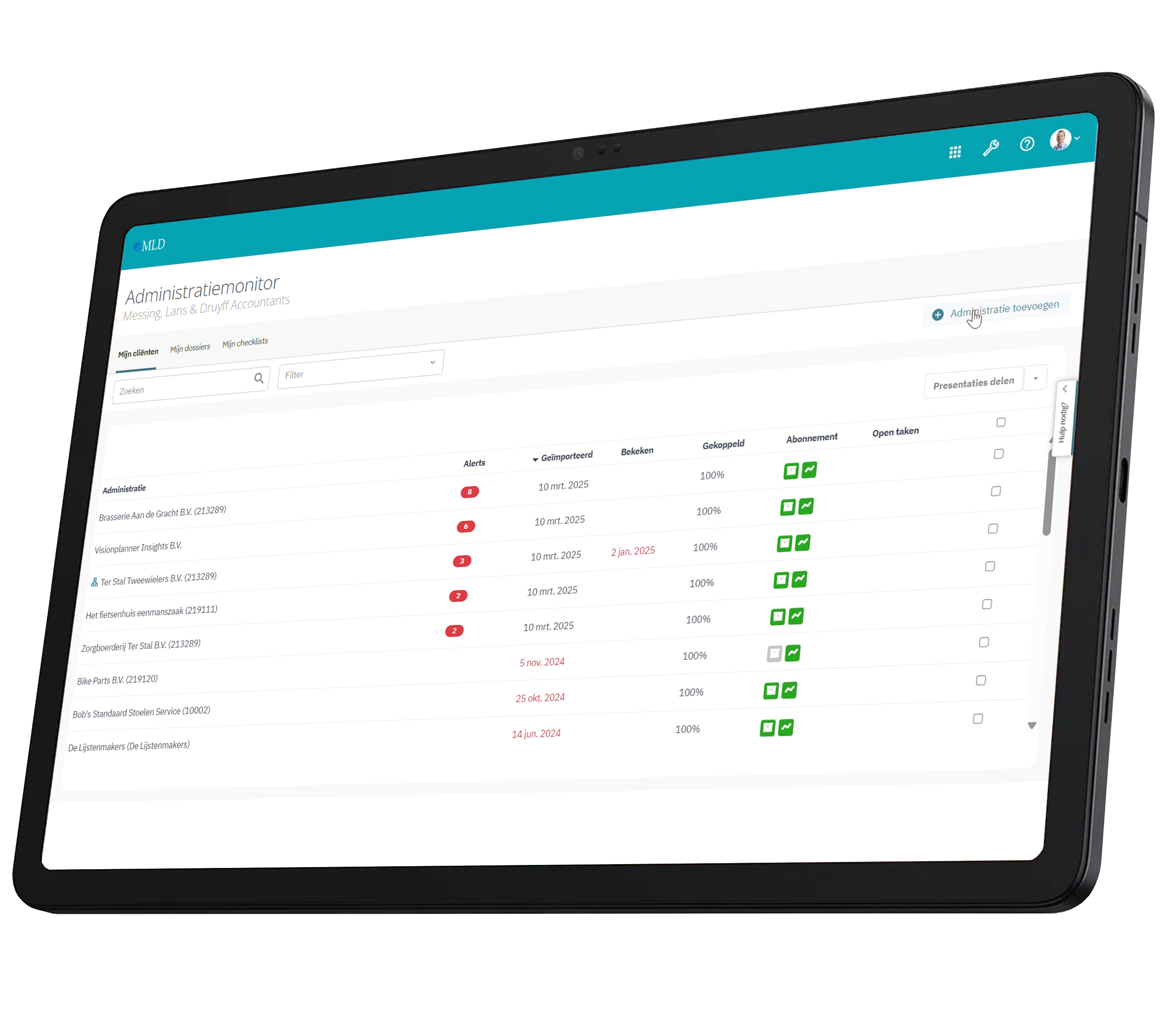 Screens voor website (Core)