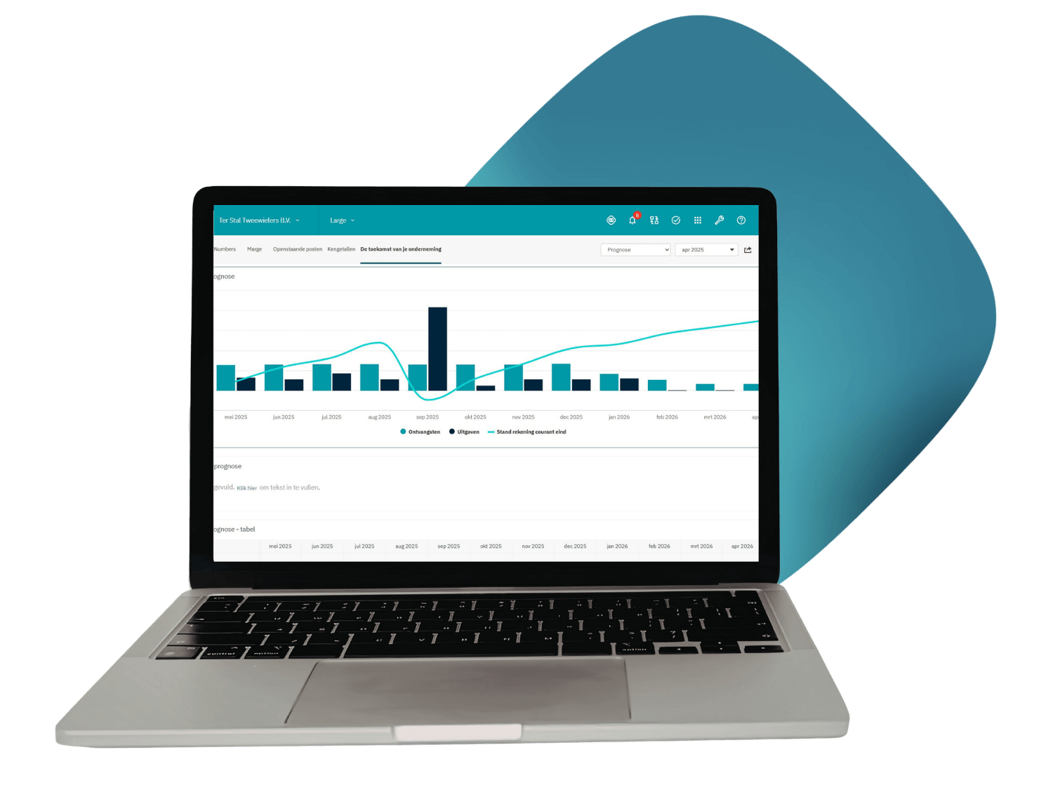 Visionplanner Insights Liquiditeitsprognose