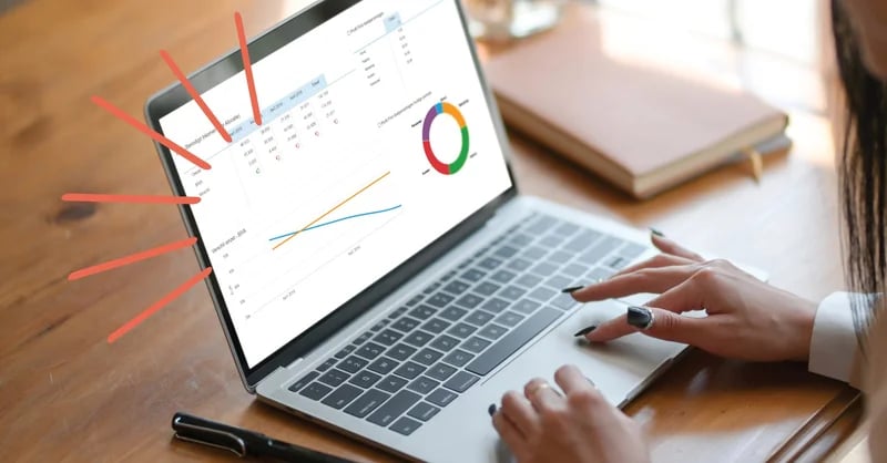 Profit First dashboard in Visionplanner