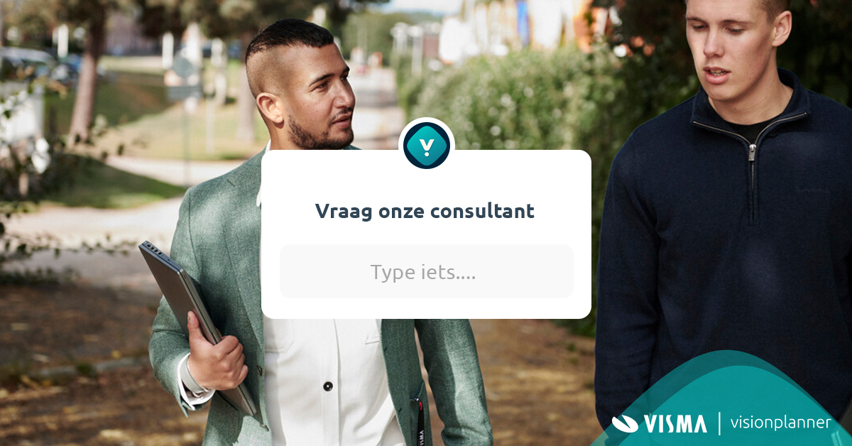 Vraag het de Visionplanner Consultant