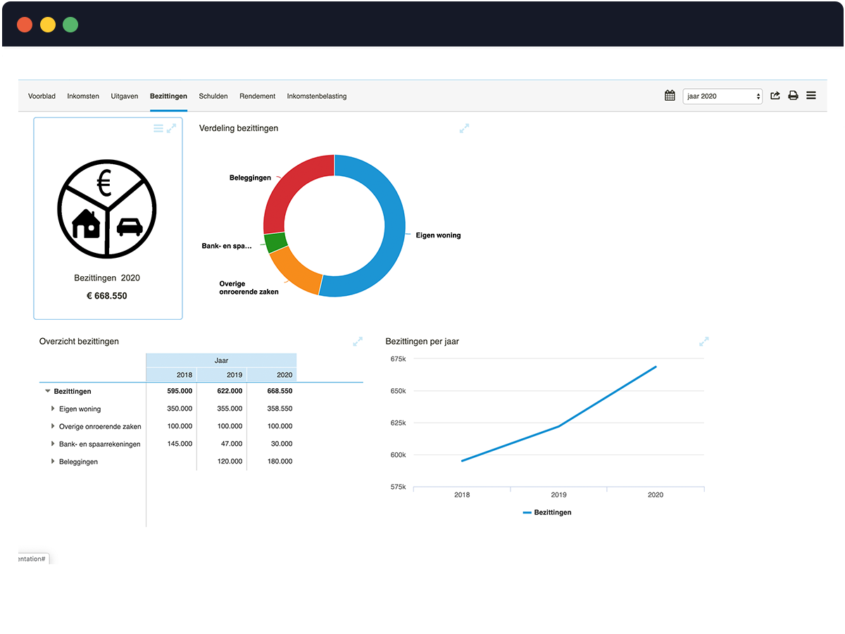 DGA-dashboard in Visionplanner