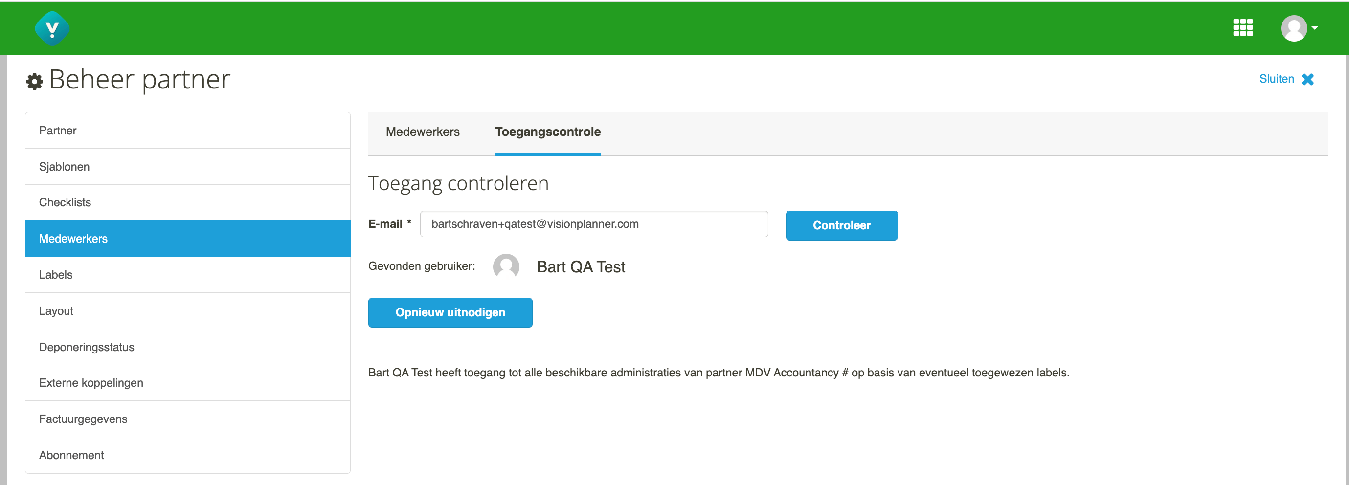 Beheer partner