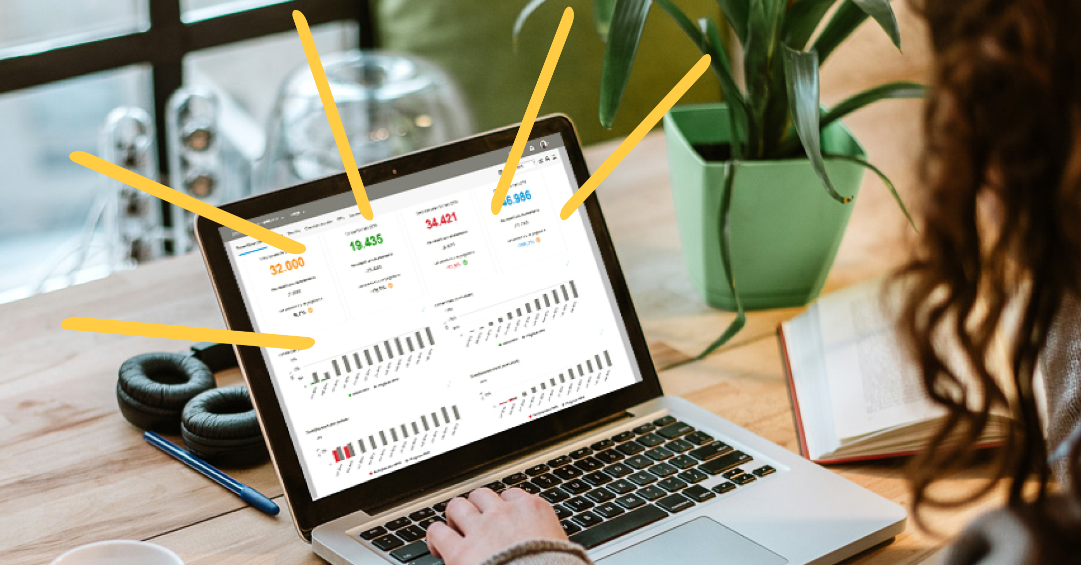 Profit First dashboard in Visionplanner